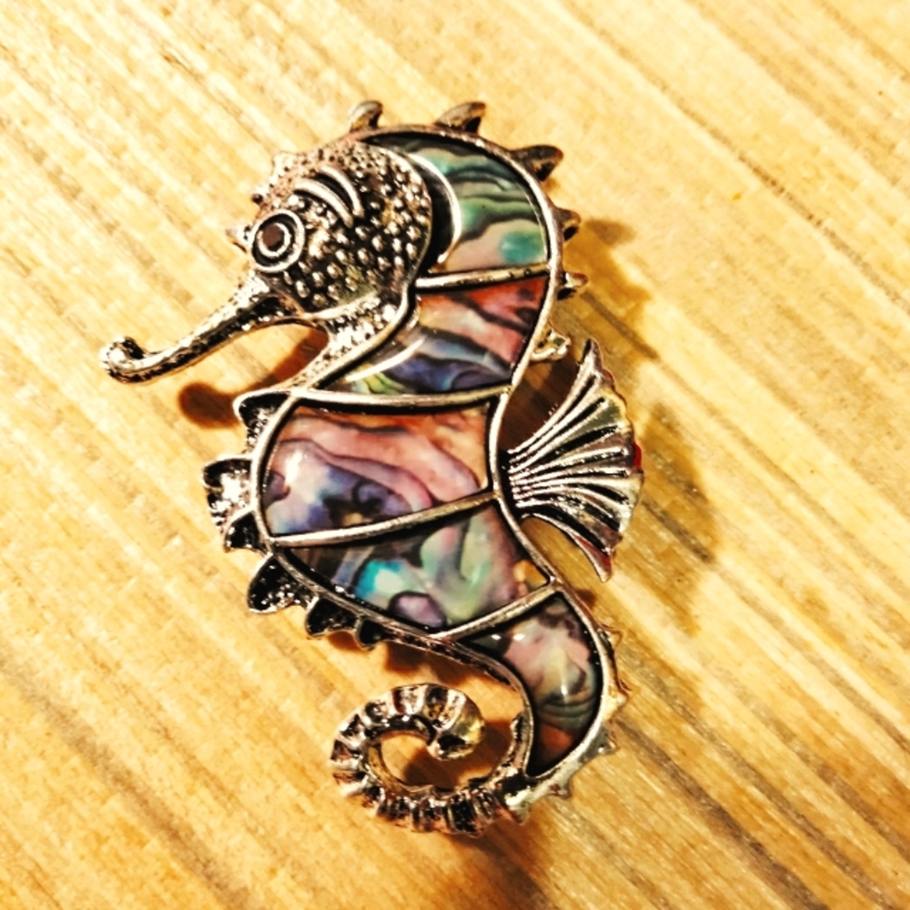 Seahorse Brooch